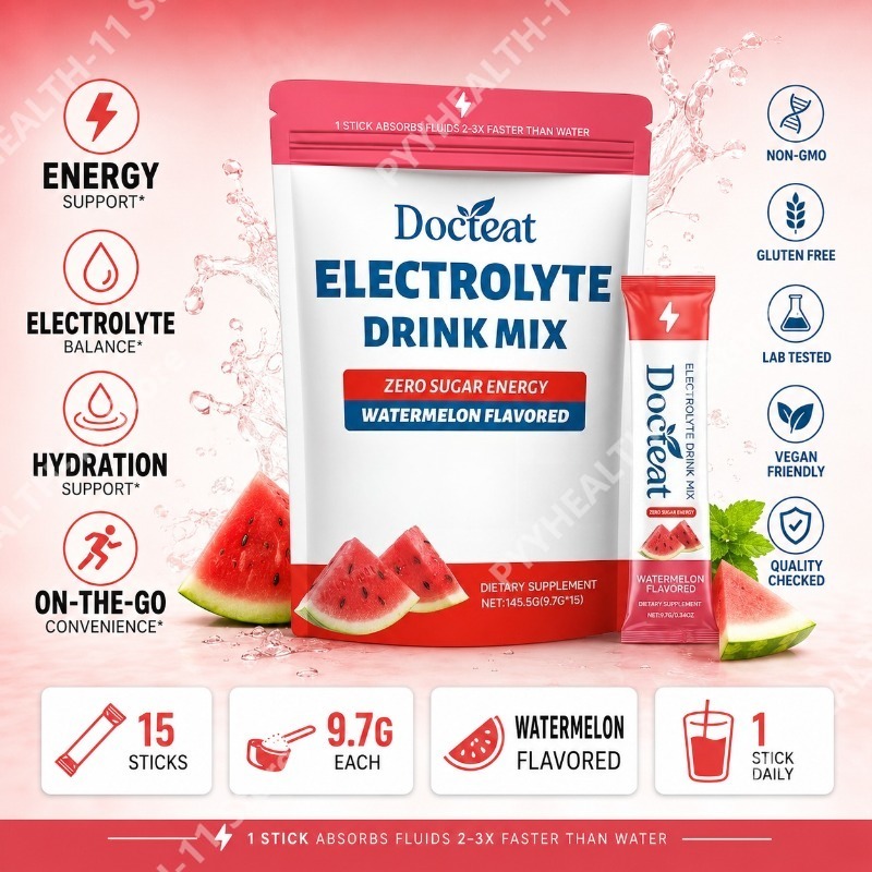 Electrolyte Powder Pack - Bebida Electrolítica de Sandía en Polvo