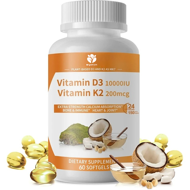Mct Oil Coconut - D3 K2 Microgramas de vitamina 200