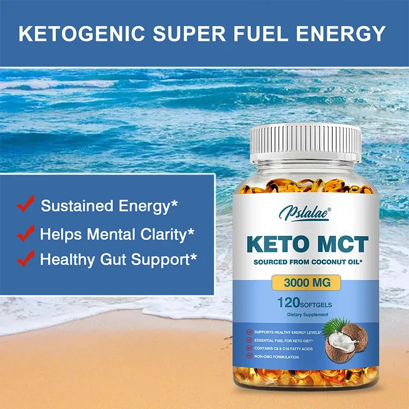 Keto MCT Oil Cápsulas de 3000  - Mct Oil Coconut reseña y precio
