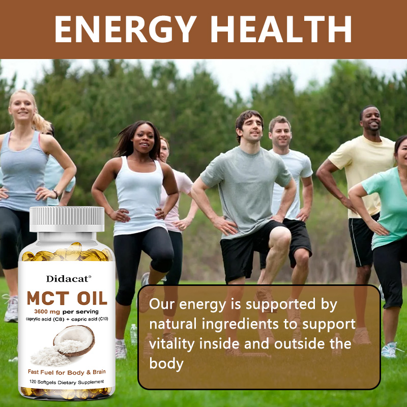 Cápsulas de aceite puro MCT 30 - Mct Oil Coconut reseña y precio