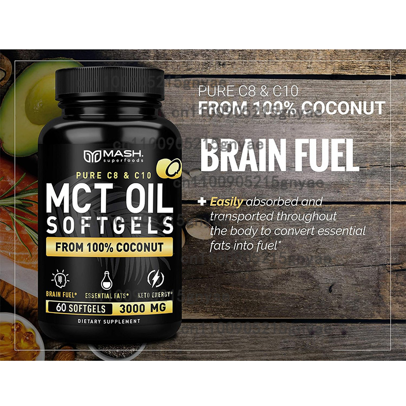 Aceite MCT 3600 Mg C8 C10 en C - Mct Oil Coconut reseña y precio