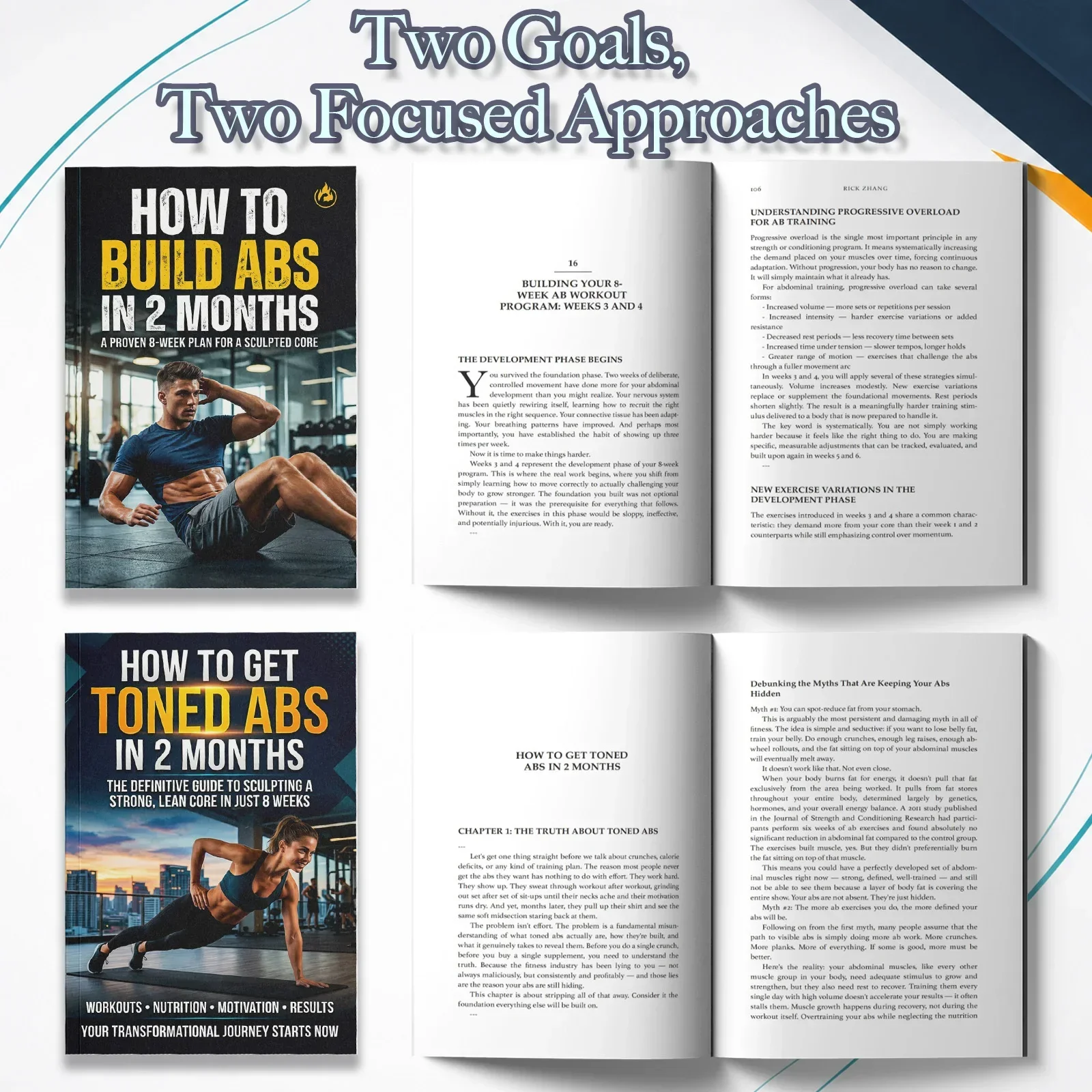 Set de 2 guías de entrenamient - Nutrition And Fitness Books reseña y precio