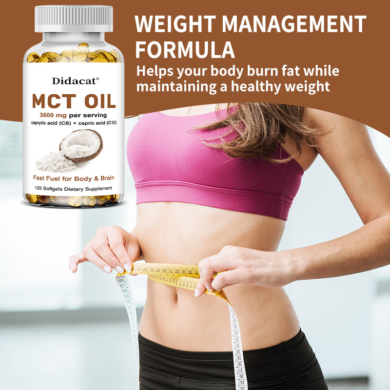 Aceite MCT 3600 mg C8 C10 Cáps - Mct Oil Coconut reseña y precio