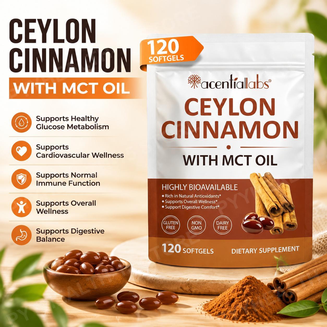 Canela de Ceilán con Aceite MC - Mct Oil Coconut reseña y precio