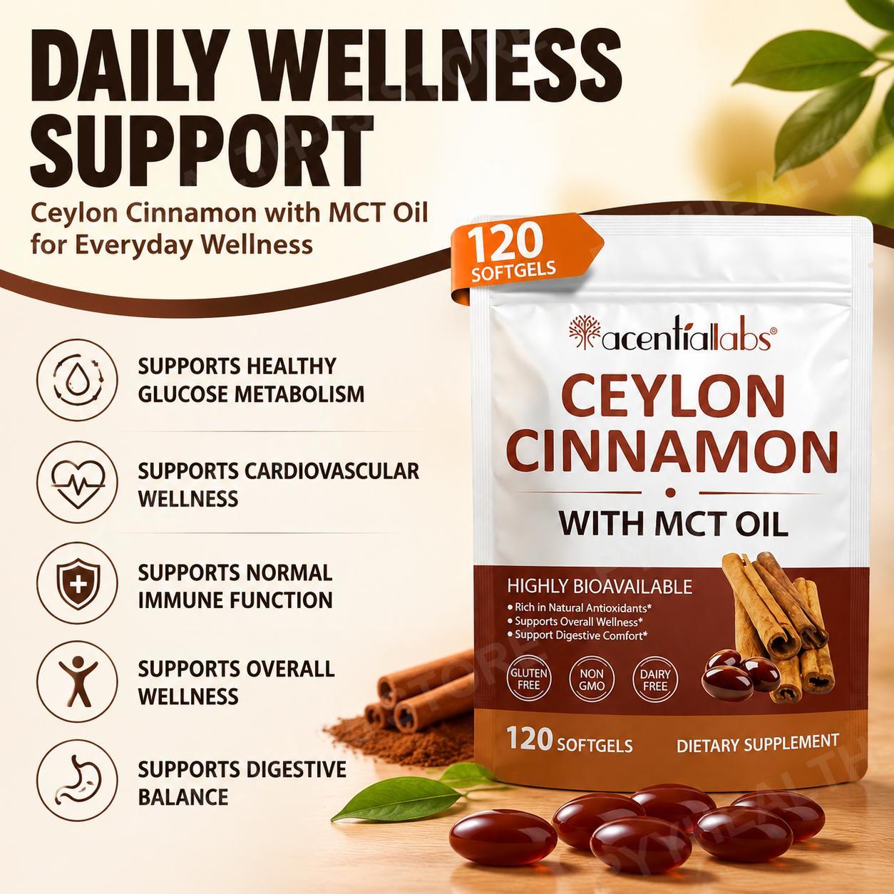 Canela de Ceilán con Aceite MC - Mct Oil Coconut reseña y precio
