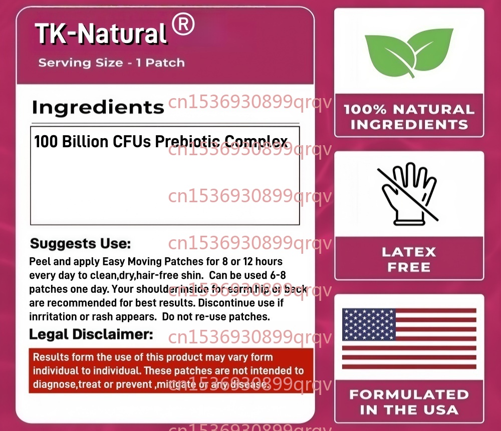 30 Parches Transdérmicos de Pr - Probiotics Women Health reseña y precio