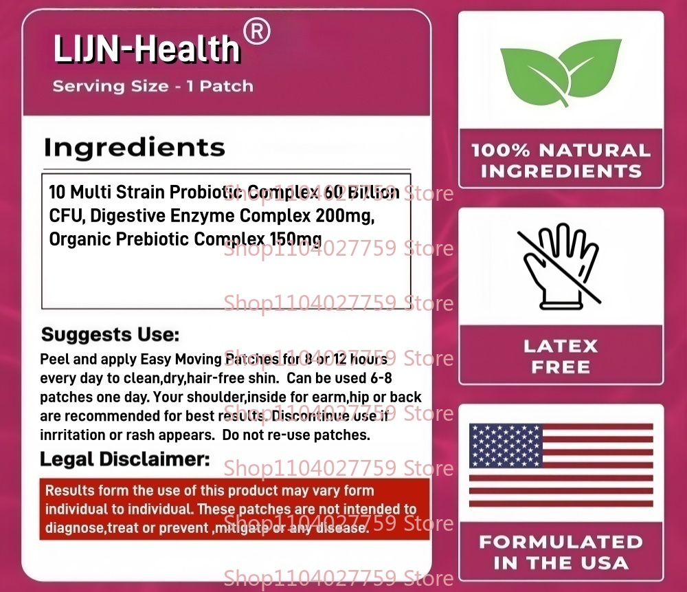 30 parches Probióticos Parches - Probiotics Women Health reseña y precio